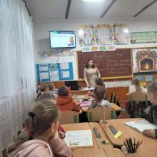Літературне читання - урок у 4 класі, вчитель Андруховець З.П.