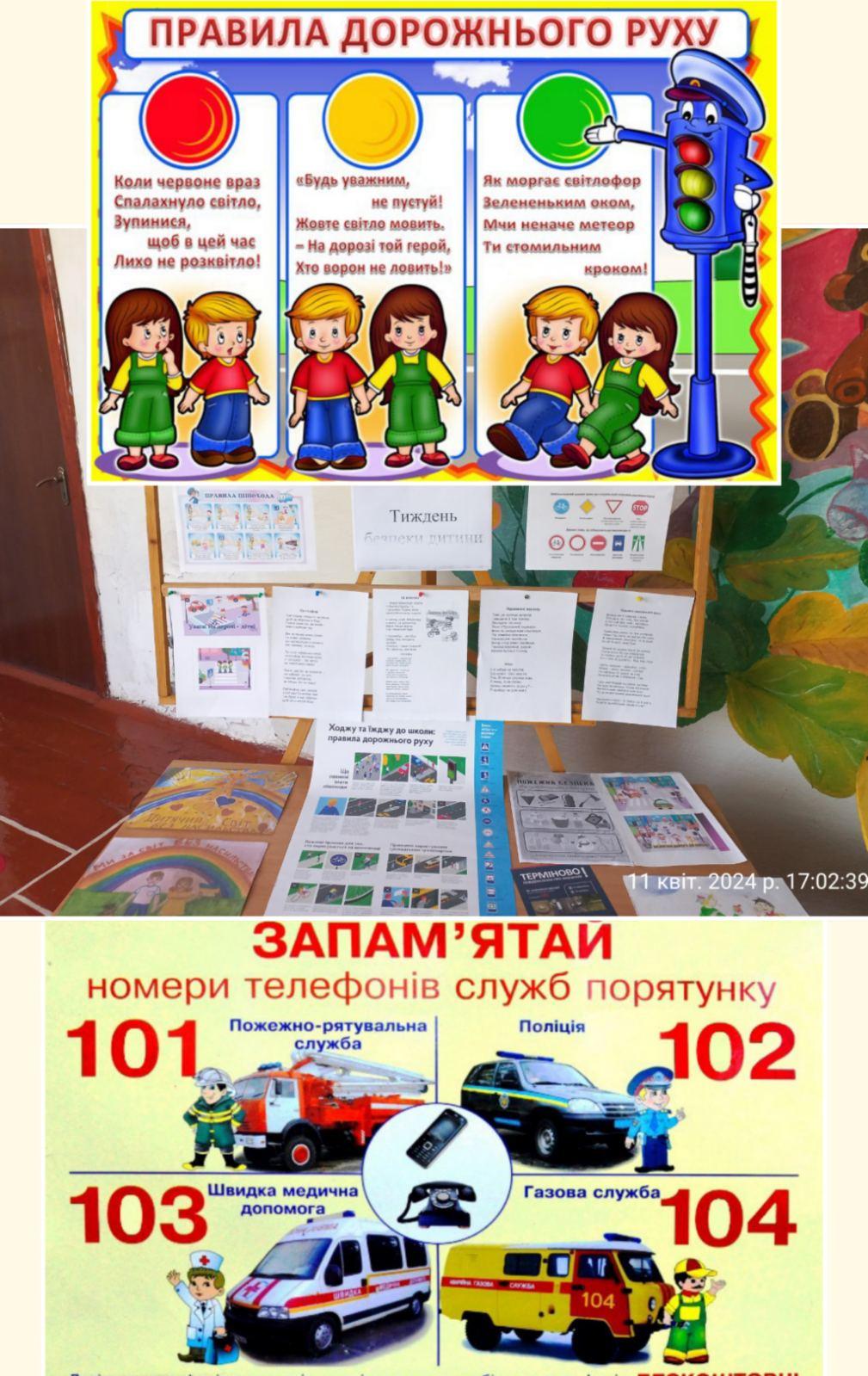 З 8 квітня у закладі освіти Дубнівського ліцею розпочався Тиждень безпеки дитини